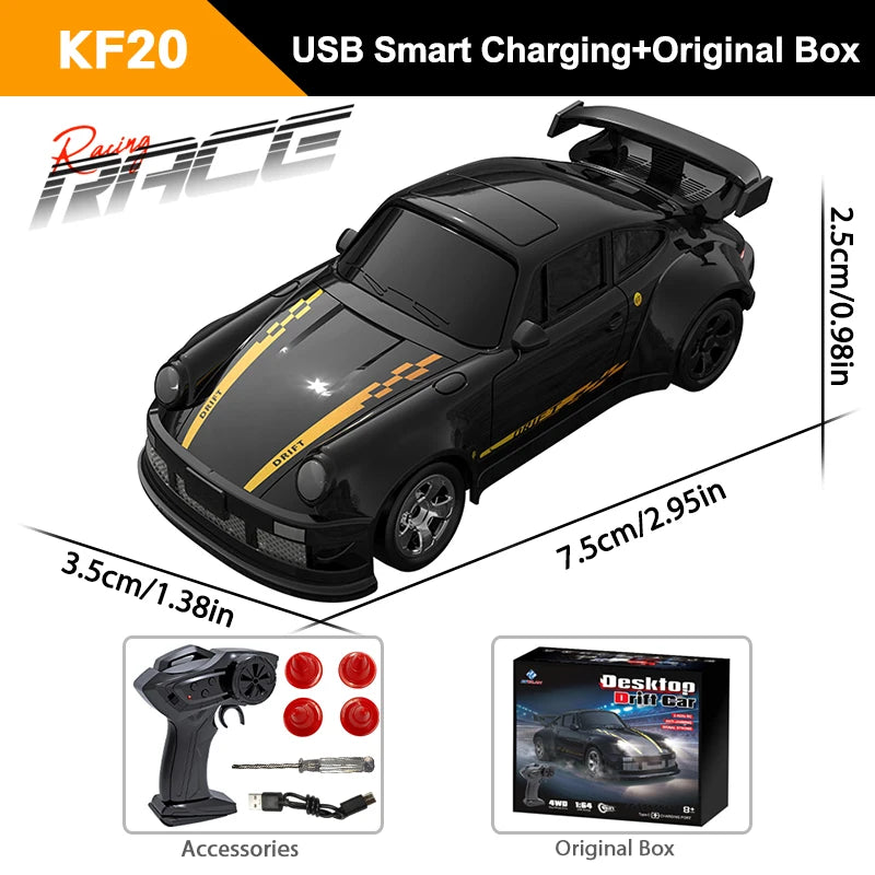 KF20 1/64 High Speed Drift RC Car 2.4G 4WD