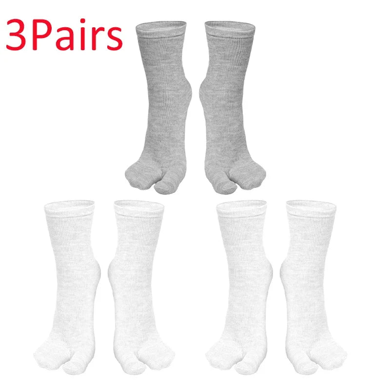 Wiggle Socks Fashion Japanese Style Tabi Toe Socks For Men Women