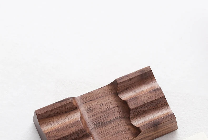 Walnut Wood Pen Holder Stand Desk Organizer Office Supply for Dip Pen Fountain Pen Rest Desk Accessories Office School Supplies