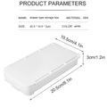 Under Desk Drawer Self-Adhesive Stationery Storage Box Multifunctional Hidden Under Desk Organizer for Home Kitchen Office Table