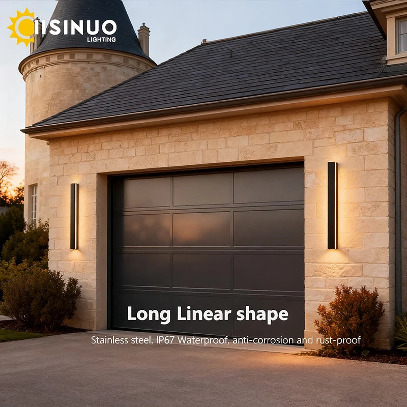 Waterproof Outdoor Wall Lamp LED Long Linear Lighting IP65