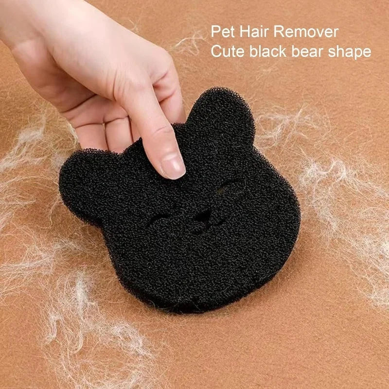4-8Pcs Pet Hair Remover Bear Shape Laundry Balls Washing Machine Lint Catcher Reusable Clothes Sofa Cat Dog Fur Cleaning Sponge