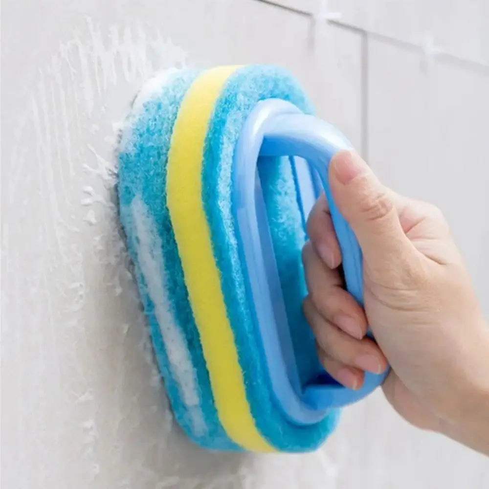Cleaning Sponge with Handle & Easy Grip