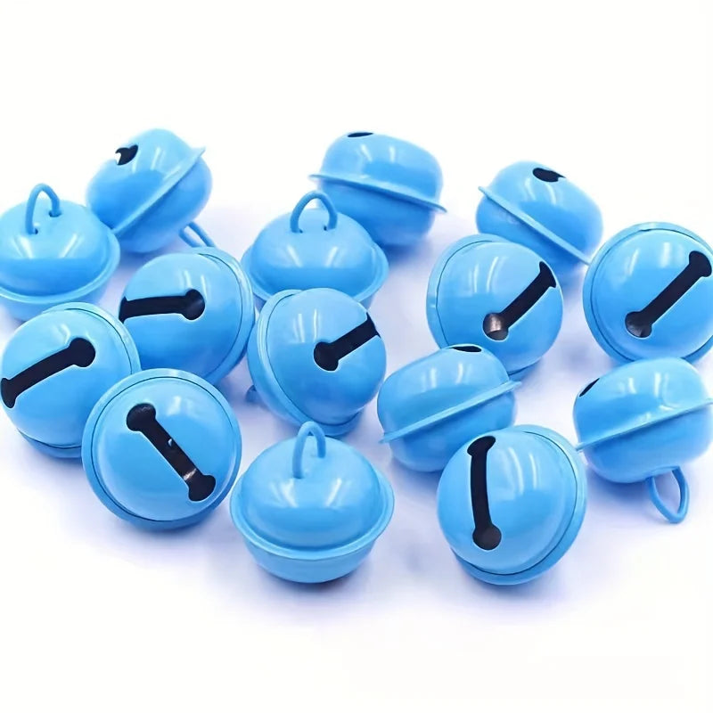 10-50pcs 17mm colorful Jingle Bells Iron Pendants Hanging Christmas Tree Ornaments Christmas Decorations Party DIY