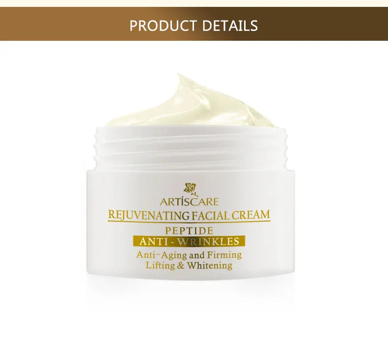 ARTISCARE Snail Repair Face Cream + Peptide Facial Cream 2Pcs for Moisturizing and Nourishing Skin Care
