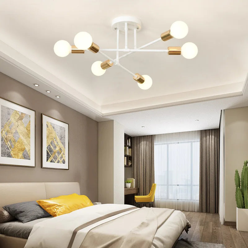Nordic Minimalist Pendant Light Ceiling Lamp LED Chandelier Suitable