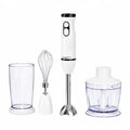 MONSGA Electric Immersion Hand Blender 4 in 1, 2 Speed Detachable Stick Mixer, Egg Whisk, Milk Frother, Vegetable Chopper, Meat Grinder, Juice Mixing Cup for Kitchen Smoothies Soup Baby Food