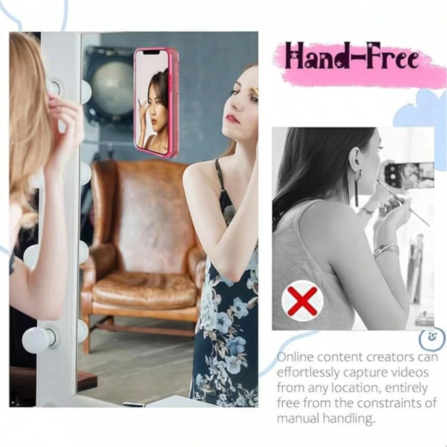 Double-Sided Suction Cup Phone Holder Glass