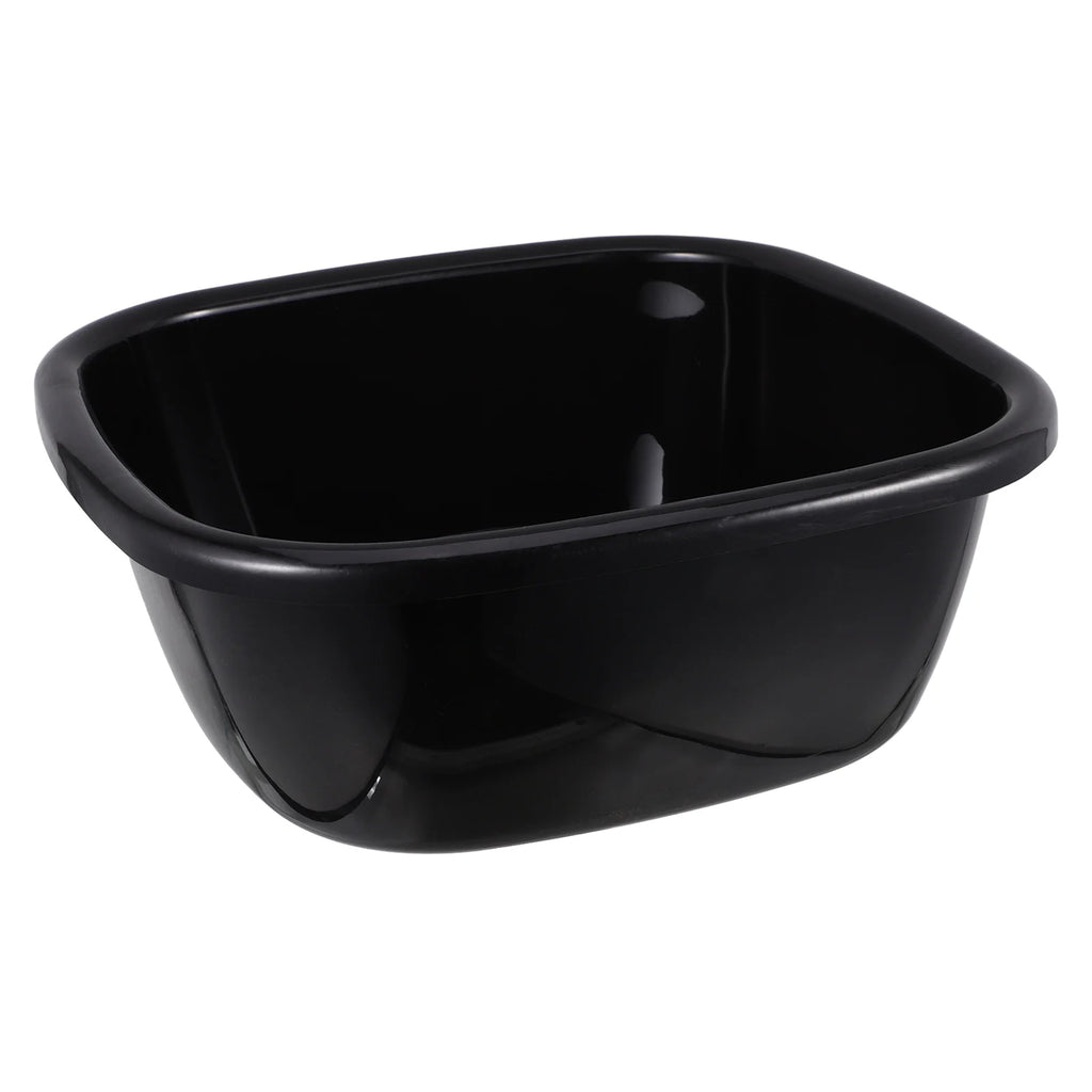 Plastic Dishpan Large Wash Tub Durable Basin for Kitchen Laundry Clothes Washing Shampoo Basin for Bedside
