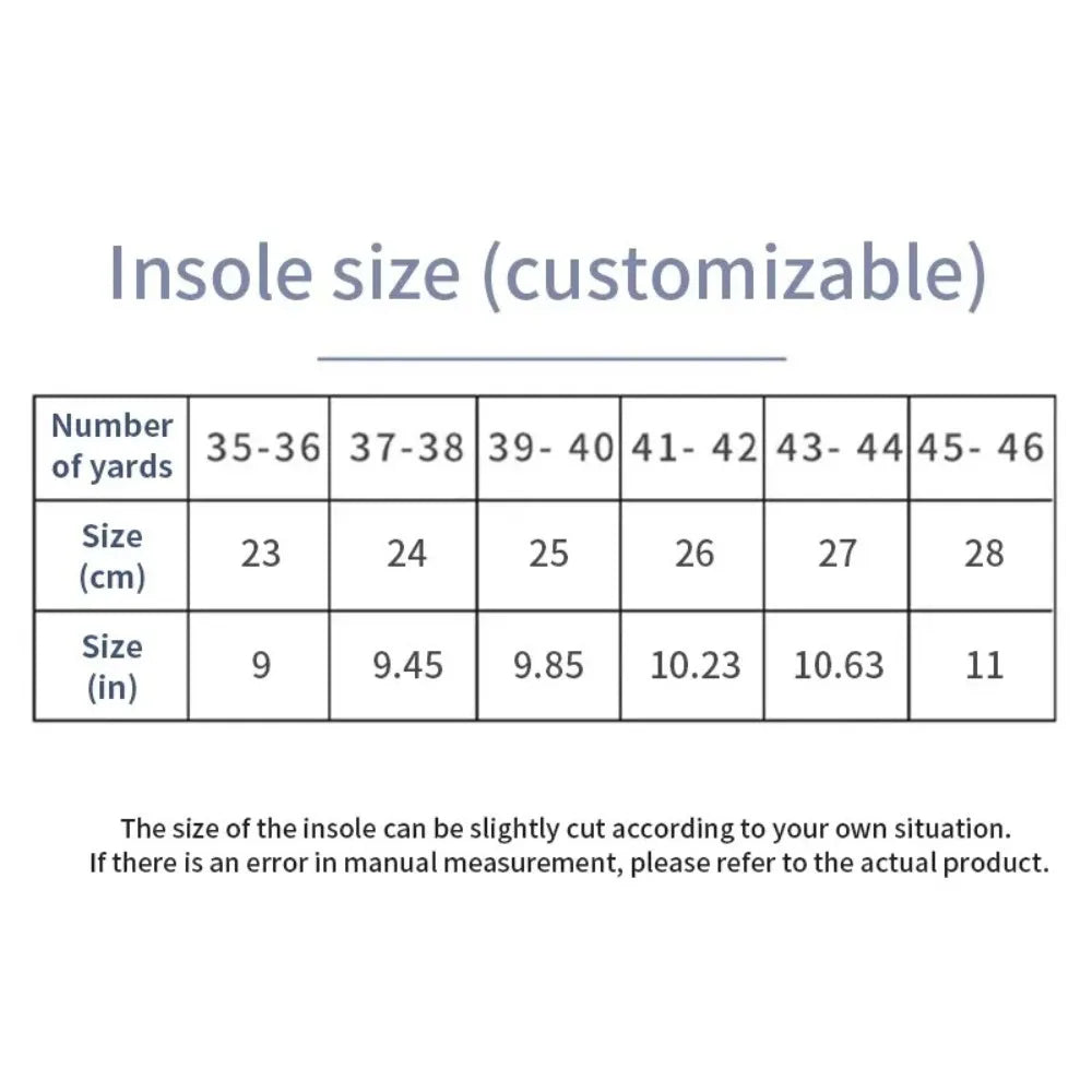 Footwear sports insoles - 4D elastic shock absorption anti-bacterial breathable insoles - foot running insoles, universal