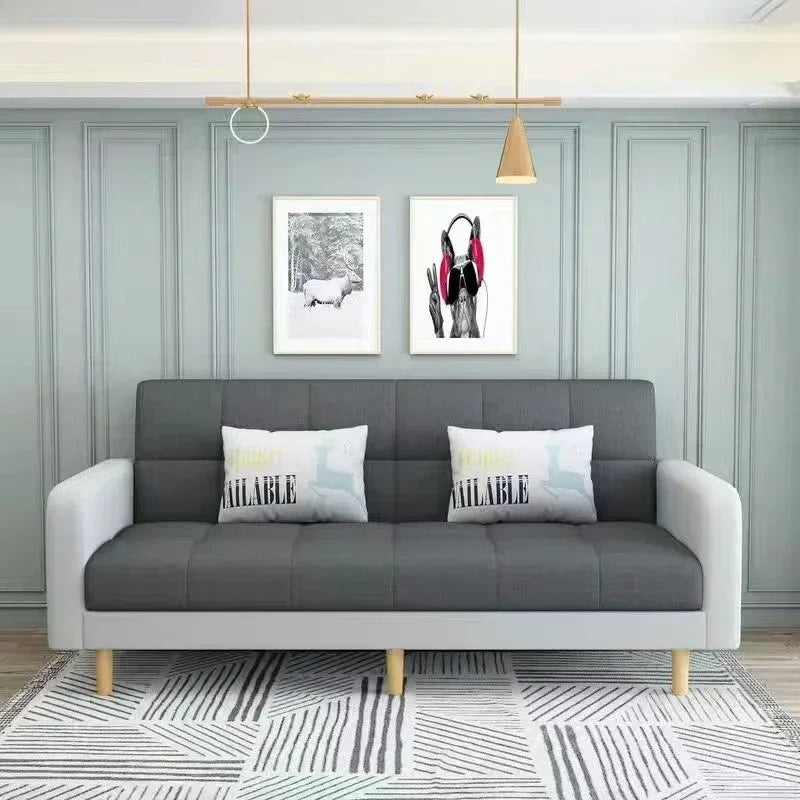 Sofa living room Small apartment rental room Folding sofa