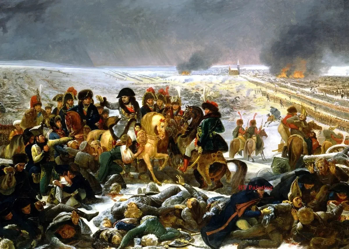 Vintage Classic Napoleon Bonaparte Coronation Wall Art, Canvas Print Poster, Suitable for, Home, Living Room, Office Decoration