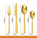 Flatware Cutlery Utensil Set Premium Stainless Steel,  for Kitchen, Home, Wedding, Party, Mirror Polished and Dishwasher Safe