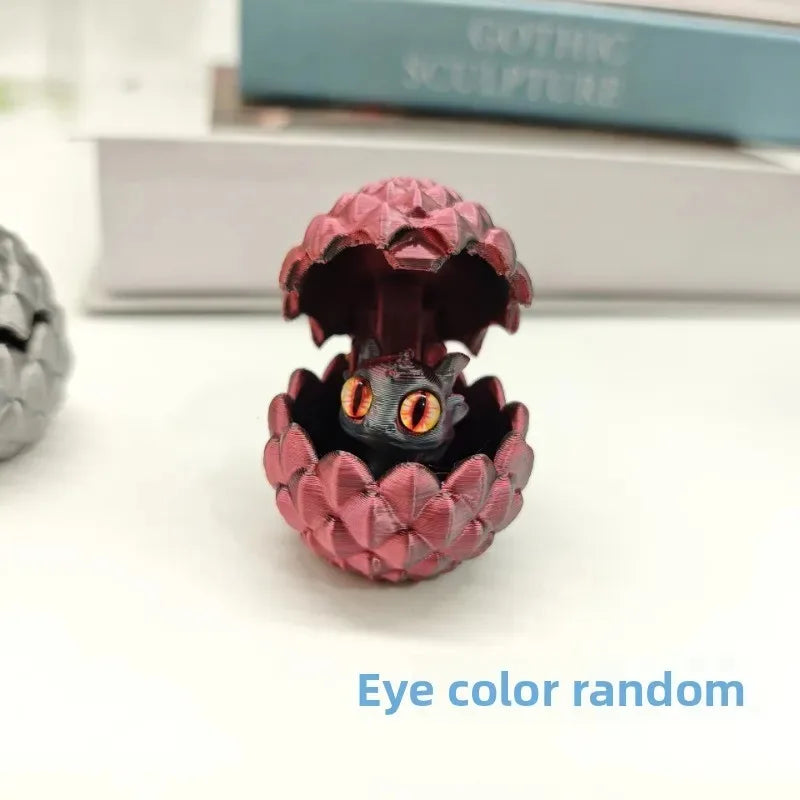 3D Printed Toys Mini Dragon Egg Set Creative Simulations Model Easter Home Decor Kids Gift Cute 3D Printing Design