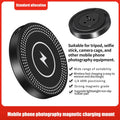 Mobile Phone Stand Holder Magnetic Wireless Charger 10W Tripod Adapter 1/4 Mount Cold Shoe for MagSafe Magnet Charging Station