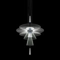 SANDYHA New Trend LED Chandelier Luxury Metal Cord Pendant Lighting for Parlor Living Dining Room Home Decor Home Hanging Lamp