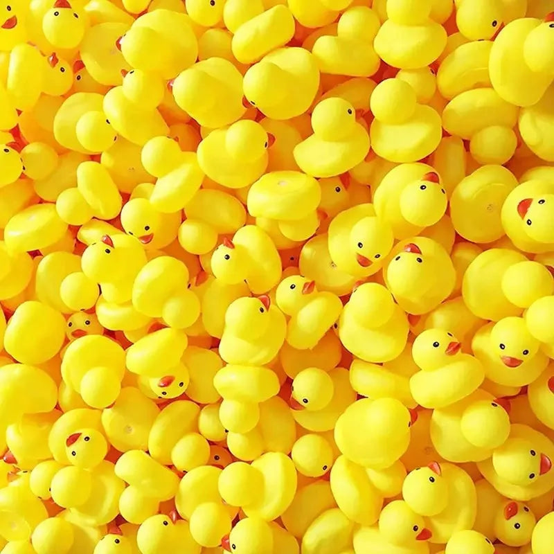 Squeaky Rubber Duck Bath Toys, 30 Pack
