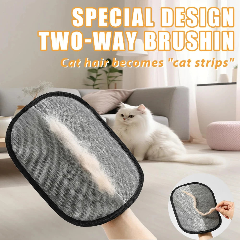 Pet Hair Remover Portable Washable Clothes Hair Dehairing Gloves