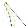 Cat Tassel Toy Plush Balls Cat Teaser Wand Cat Interactive Toys Funny Bell Ribbon PoleTeaser Wand Pet Supplies  Accessory