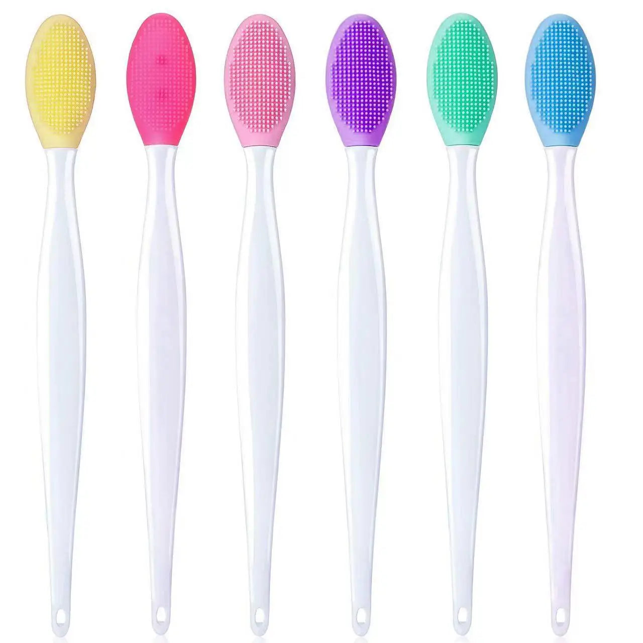 1/5PCS Beauty Skin Care Silicone Face Brush Exfoliating Facial Cleansing Scrub Nose Brush Blackhead Remove Double-Sided Brushes