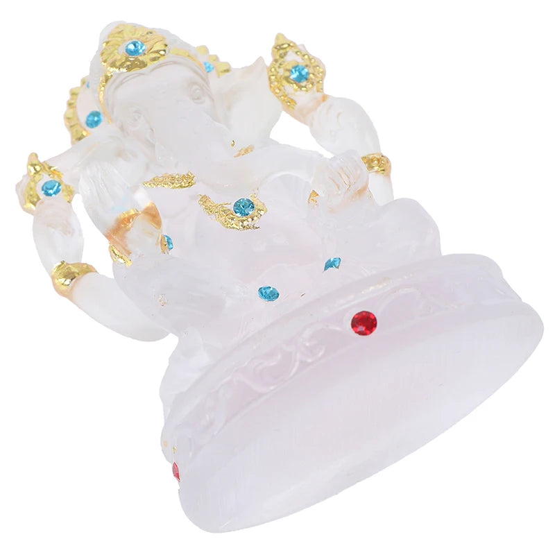 Resin Ganesha Statue Buddha Elephant hindu God Sculpture Figurines Resin Home Garden Decoration Buddha Statues For House