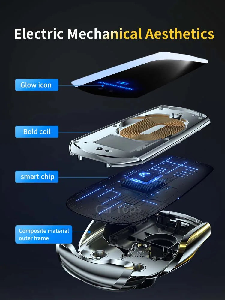 Car Mobile Phone Holder For Volkswagen ID.4 ID.5 2024 2025 12.9" Screen Mount MagSafe Bracket Wireless Charger Stand Accessories