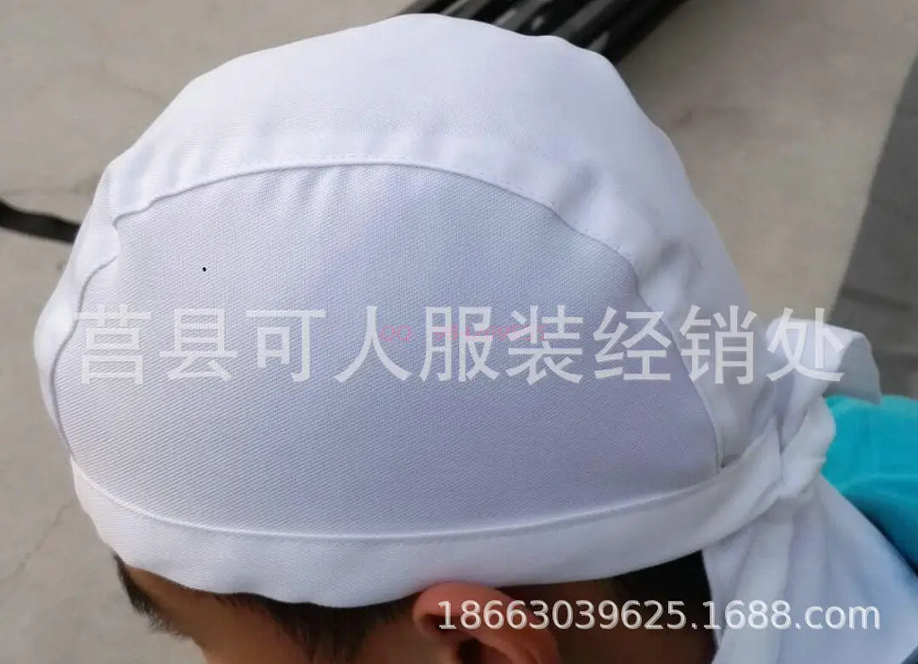 Kitchen Chef Oil Proof Hat Pirate Hat Cook Cap Work Streamer Duck Lady
