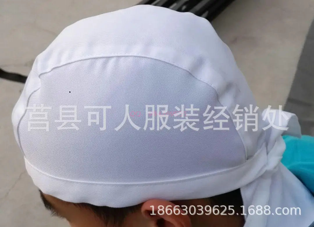 Kitchen Chef Oil Proof Hat Pirate Hat Cook Cap Work Streamer Duck Lady