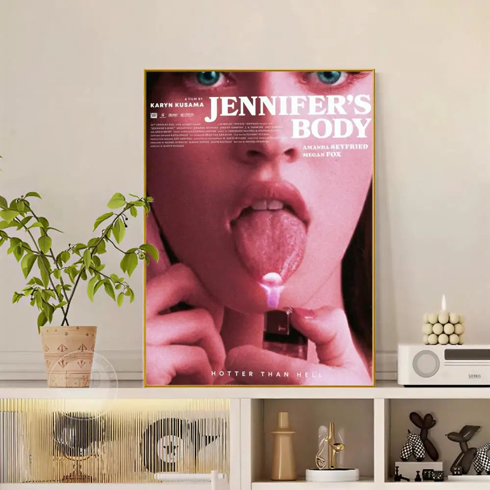 Pop Movie Jennifer Body Poster Versatile HD Waterproof Wall Art Self-Adhesive Decor for Any Space Ideal Gift