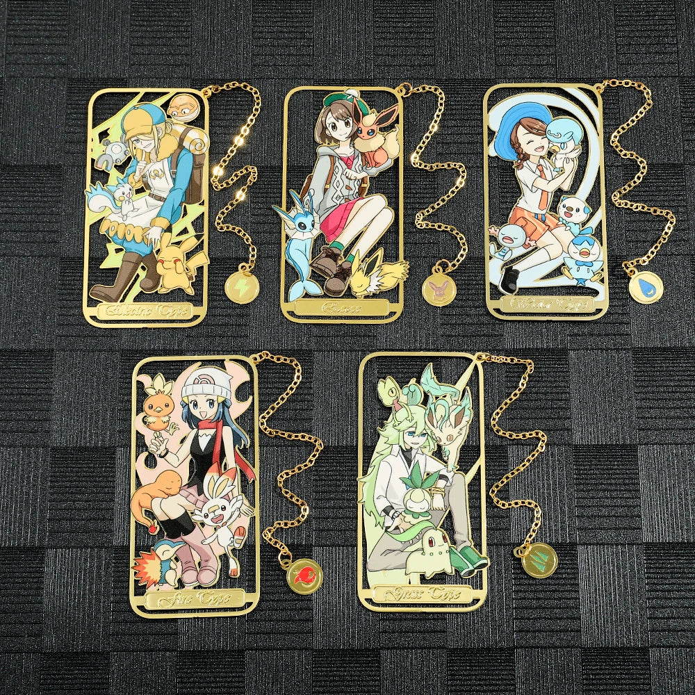 Cute Anime Pet Genie Book Mark Girl Fan Collection Metal Bookmarks Gift for Book Lover, Girl Book Accessories Reading Marker