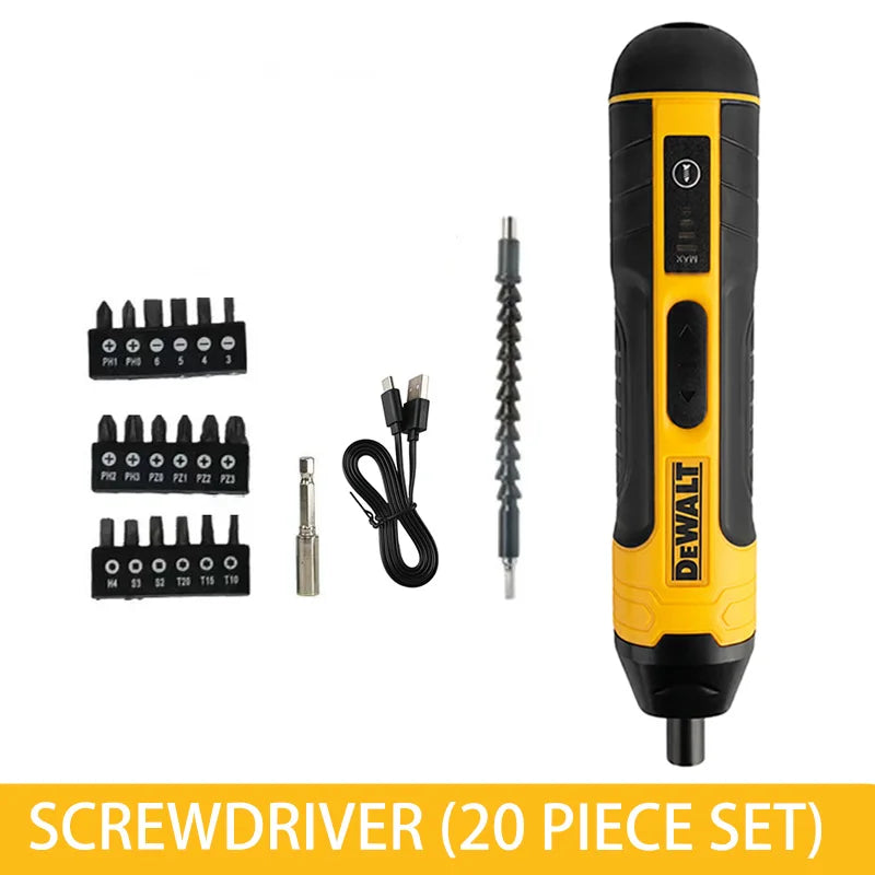 Cordless Rechargeable Electric Screwdriver, 1300mAh
