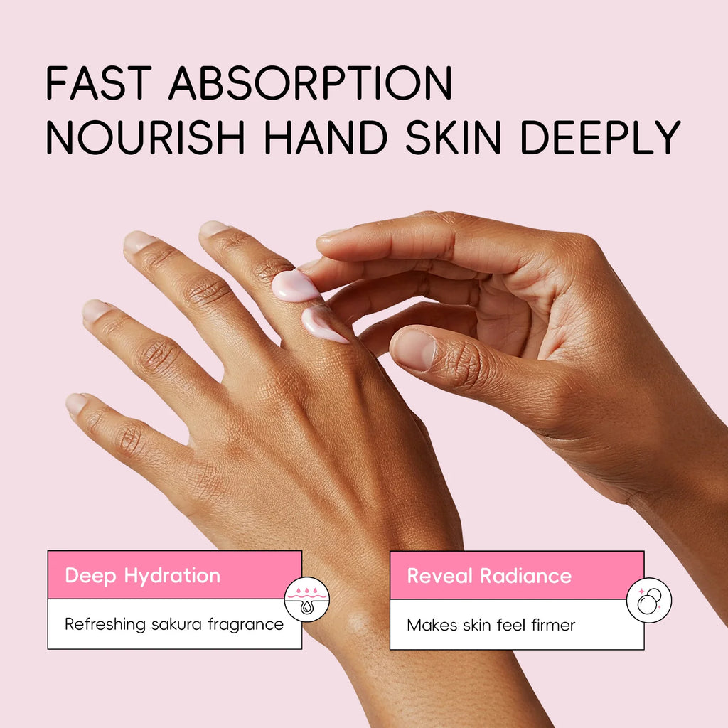 Sakura Nourishing Hand Cream Hands Moisturizing Anti-chapping Brightening Hydrating Hand Cream Hand Skin Care Products Wholesale