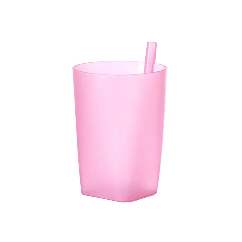 360ml Great Straw Cup Multipurpose Large Capacity Integrated Measuring Straw Drink Jug Juego Tazas De Cafe Y Plato