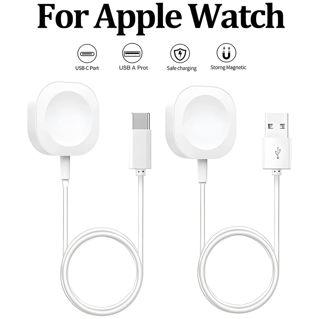 Magnetic Wireless Charger For Apple Watch Series 10 9 8 7 Ultra 2 SE fast Charging Cable Accessories For iWatch 8 7 6 5 4 3 2 1