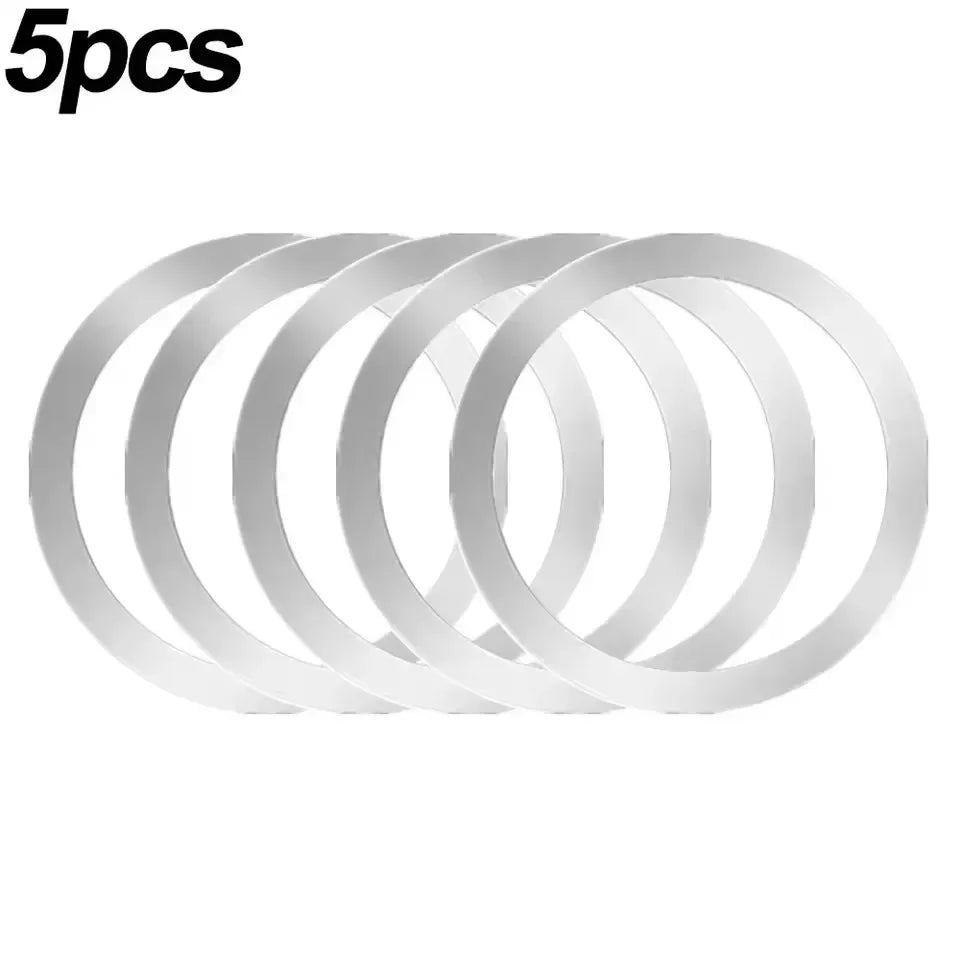 10/5/1PCS Thin Magnetic Metal Plate Ring For Magsafe Wireless Charger Iron Sheet Sticker Magnet Car Phone Holder Universal