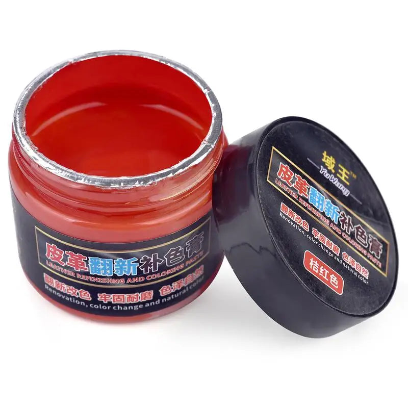 50ml Leather Paint Shoe Cream Coloring Leather Dye Repair Restoration Colors Change Paints For Bag Sofa Car Seat Scratch Brown
