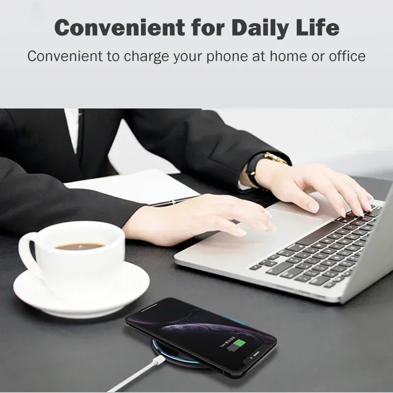 15W Fast Wireless Charger for Xiaomi 15 14 13 12 12S Pro Ultra/Xiaomi 14T Pro Wireless Charging Pad with Type-C Cable