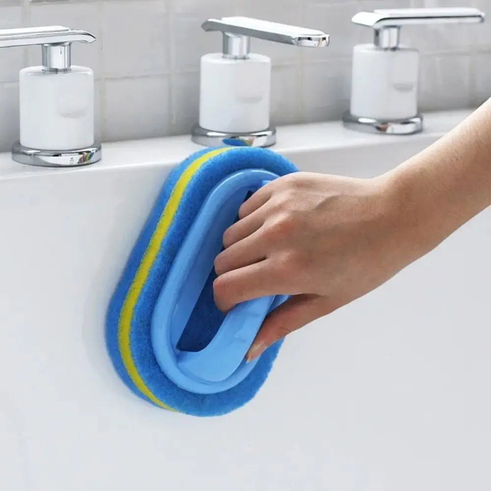 Cleaning Sponge with Handle & Easy Grip