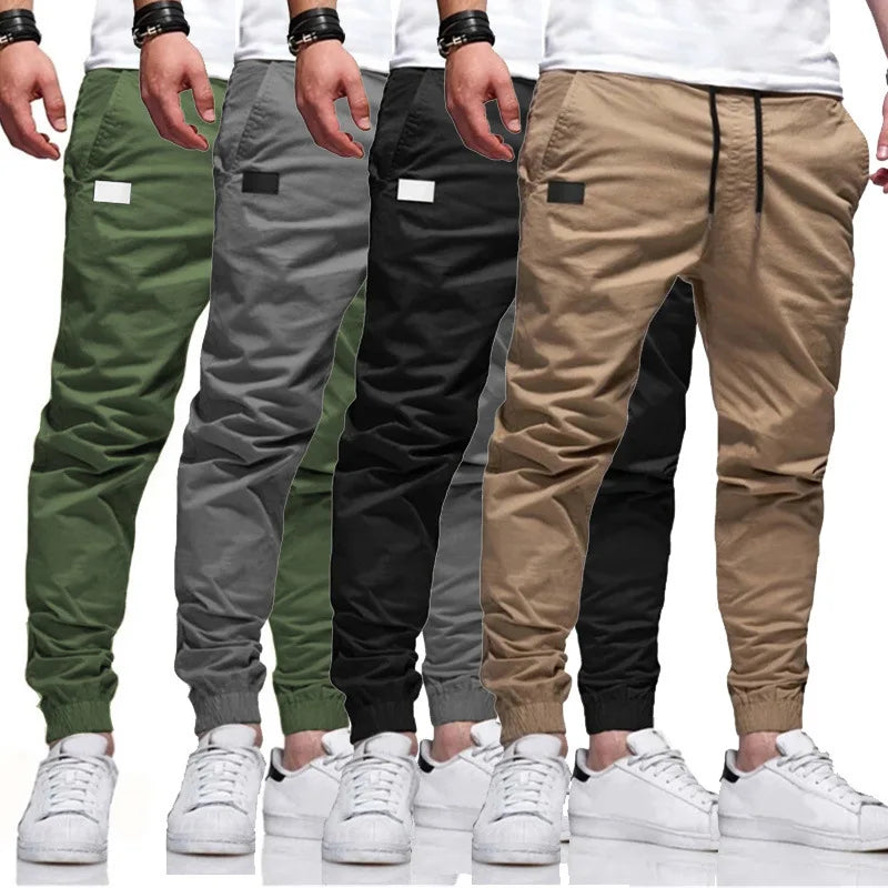Men's Casual Sports Pants Sweatpants Male Jogger Cargo Harem