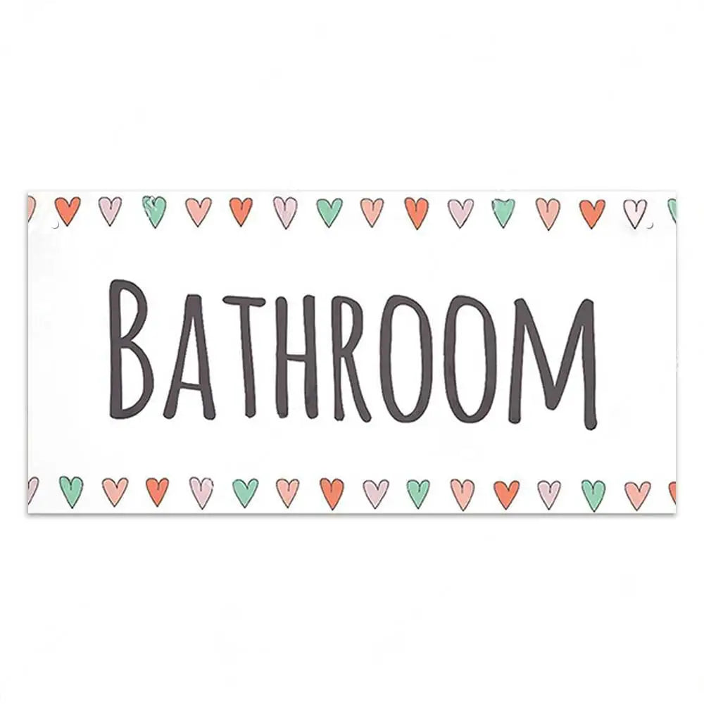 Home decor Toilet Signs Wooden Hanging Plaque Decorative Plaque for Toilet Door Hanging Sign Wood In Bar Pub Beach decor