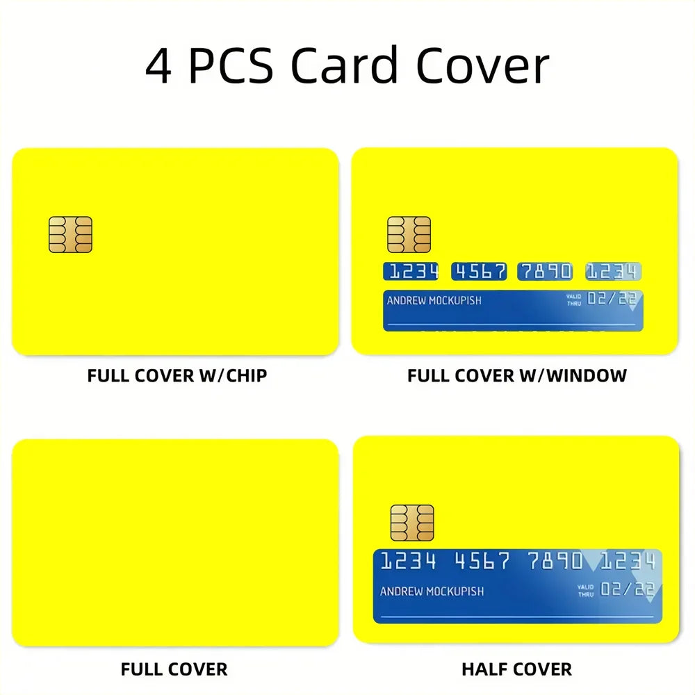Flag France Credit Card Stickers Skin For Bank Bus Metro 4PCS Cover Film Gift
