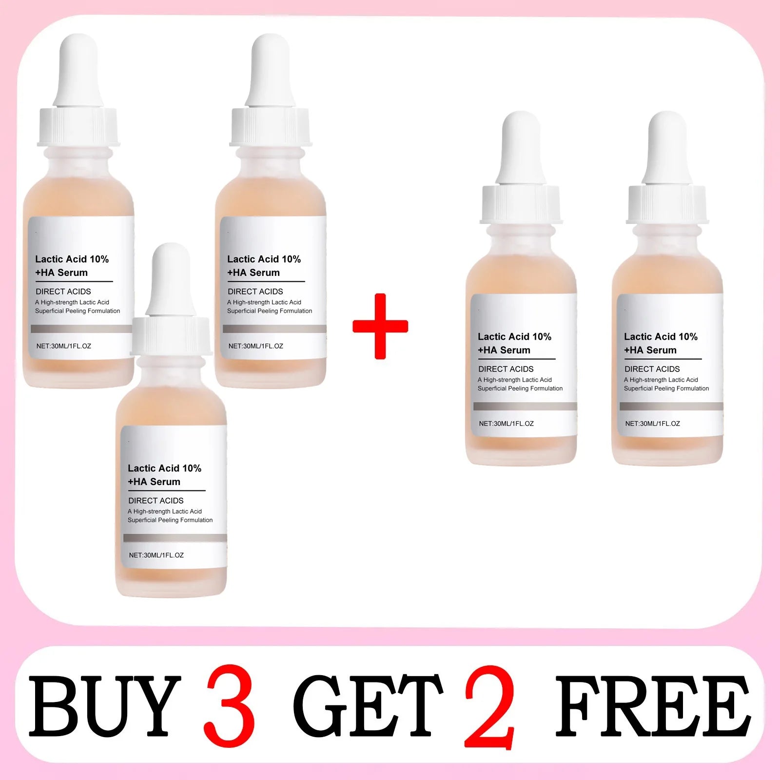 Remove Large Pores Serum Lactic Acid Facial Pore Shrinking Repairing Products Pore Minimizing Firming Smooth Korean Skin Care