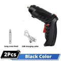 Portable Electric Screwdriver Cordless 2 in 1 Rotated 90