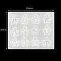 12 Zodiac Constellation Resin Molds Round Star Zodiac Sign Epoxy Silicone Casting Mould for DIY Jewelry Crafts Making Supplies