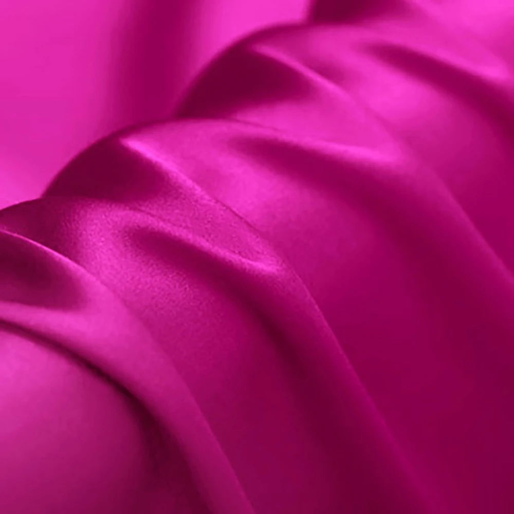 CISULI Pure Silk Stretch Satin Fabric,16momme,Width 140cm,Silk Lycra,Shirt and Dress Cloth Material