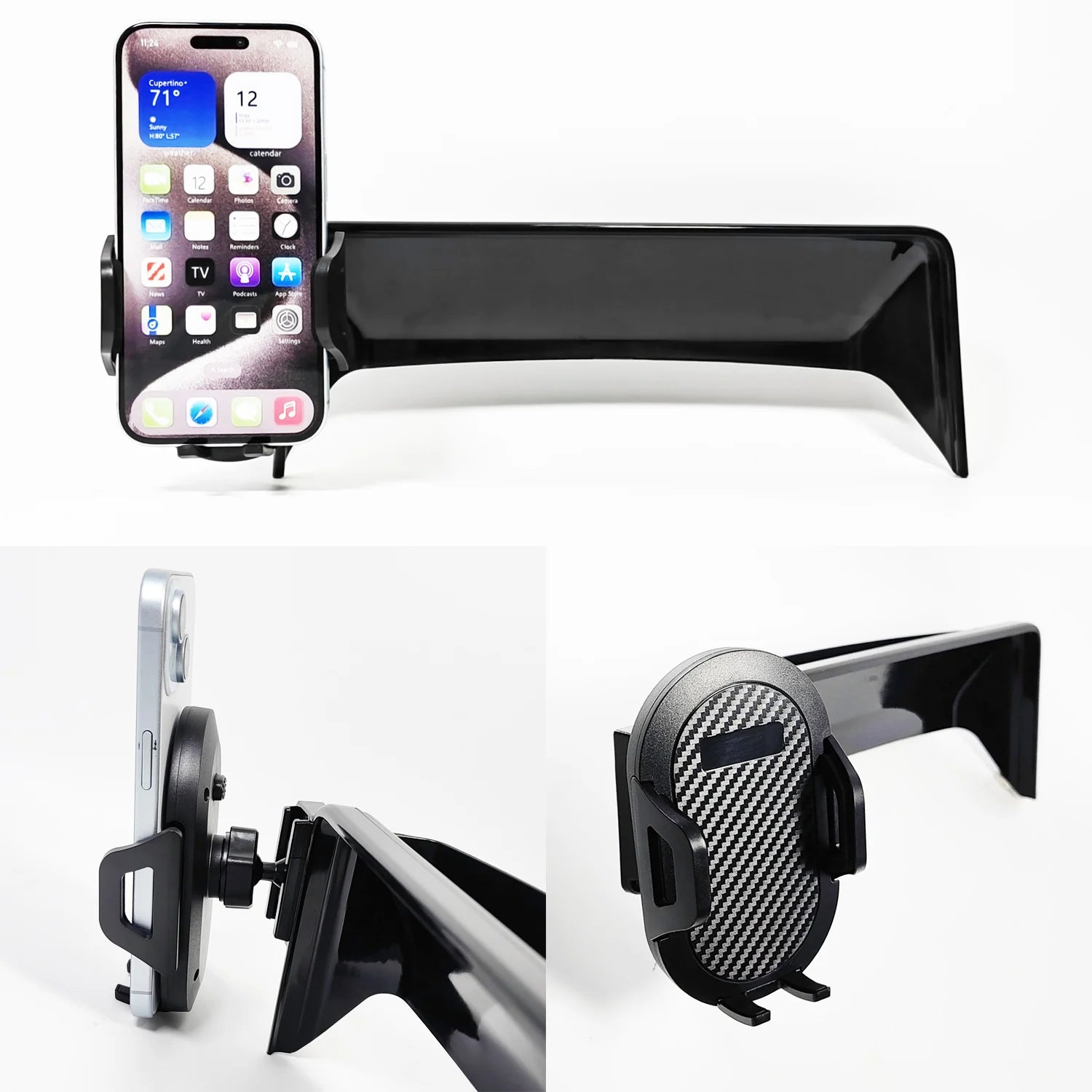 For Volvo EX30 2025 Car Phone Holder Mobile Phone Wireless Charger Stand Magnet Mount Car MagSafe Mounts for EX30 Accessories