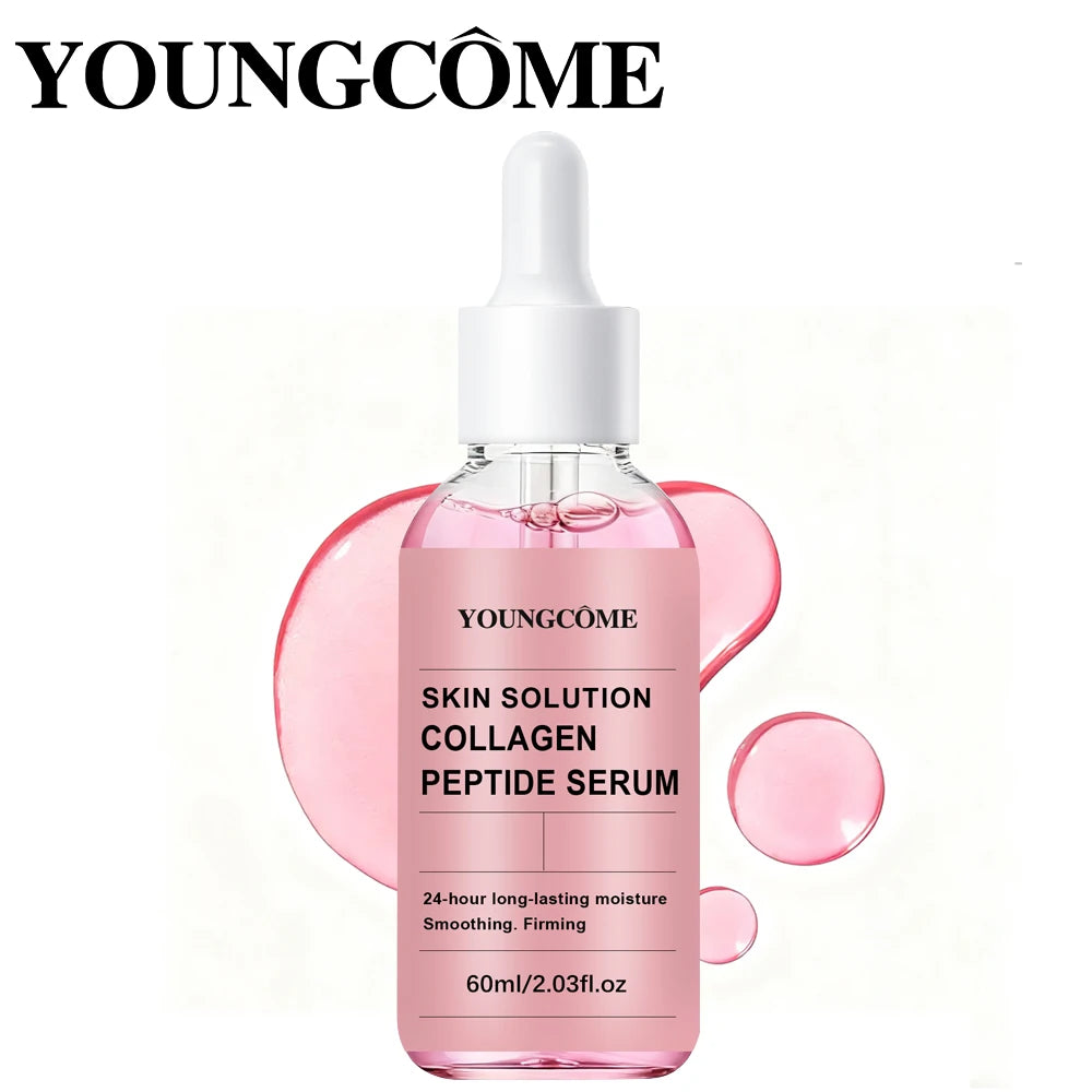 YOUNGCOME Collagen Peptide Serum for Face - Deep Hydration & Firming Essence | Nourishing Skin Care for Smooth Elasticity