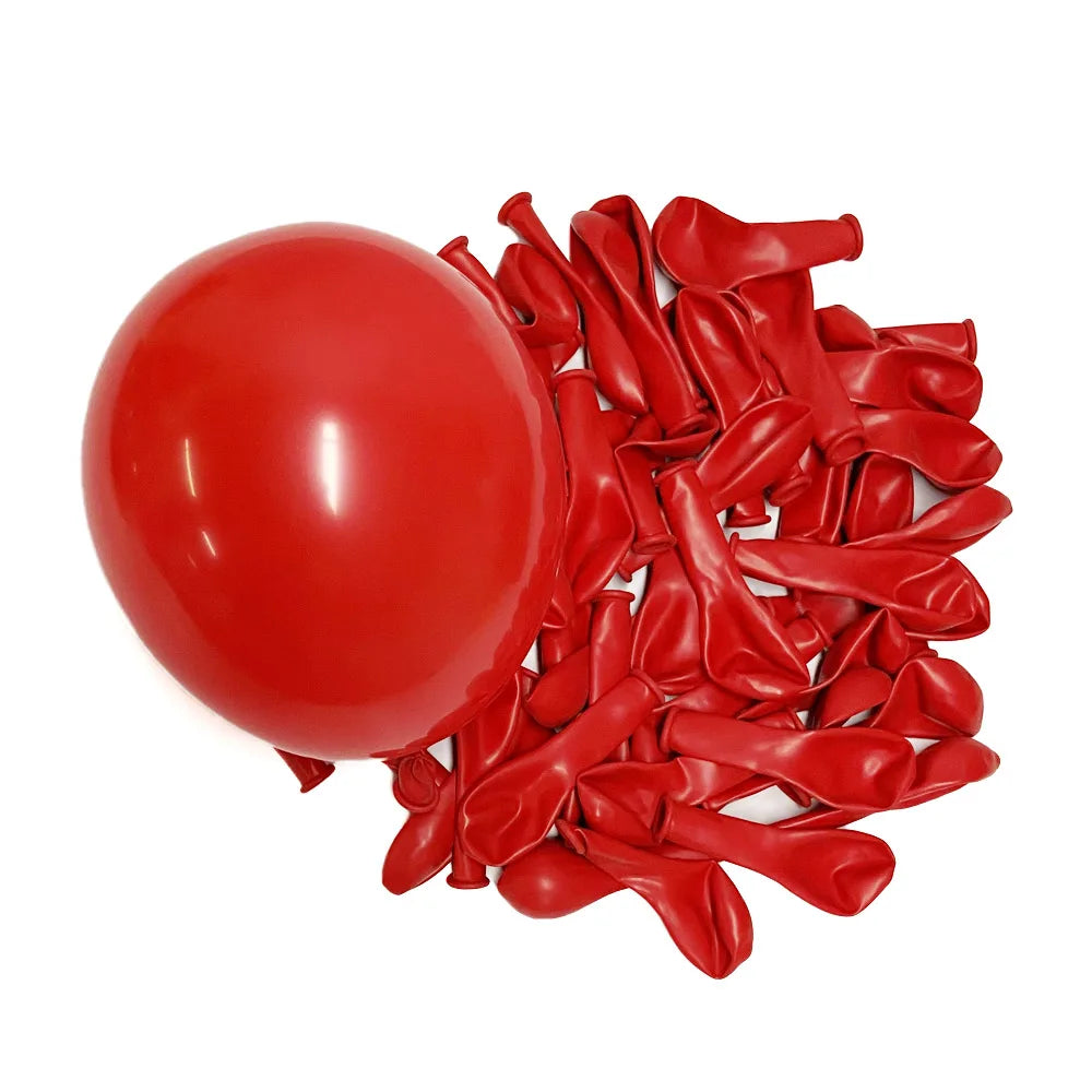 10/20/30pcs Latex Balloons Red Orange Yellow Green Blue Purple
