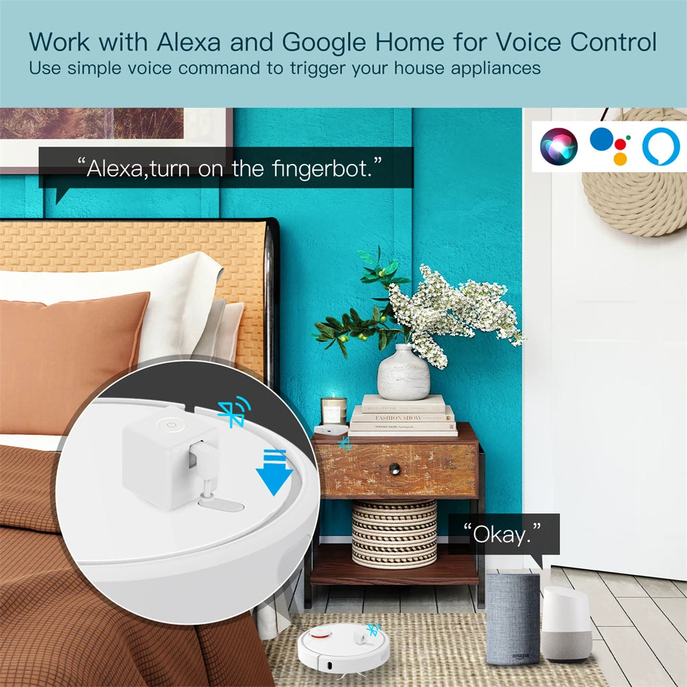 MOES Tuya Smart Bluetooth Fingerbot Switch Button Pusher Smart