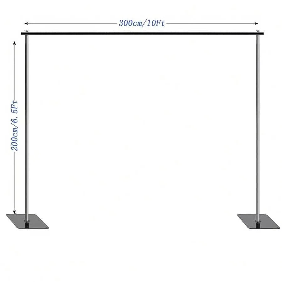 Backdrop Stand 10x7ft(wxh) Photo Studio Adjustable Metal